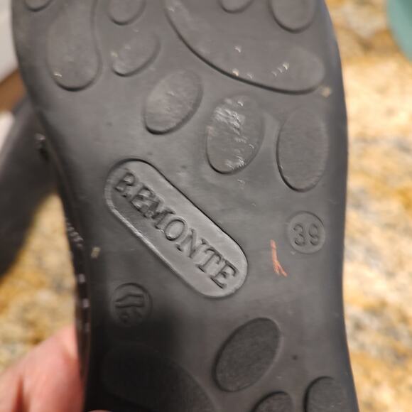 Rieker Remonte Women's Sneakers Size US 8 EU 39 Black Silver - Stylish Comfort - Picture 10 of 15